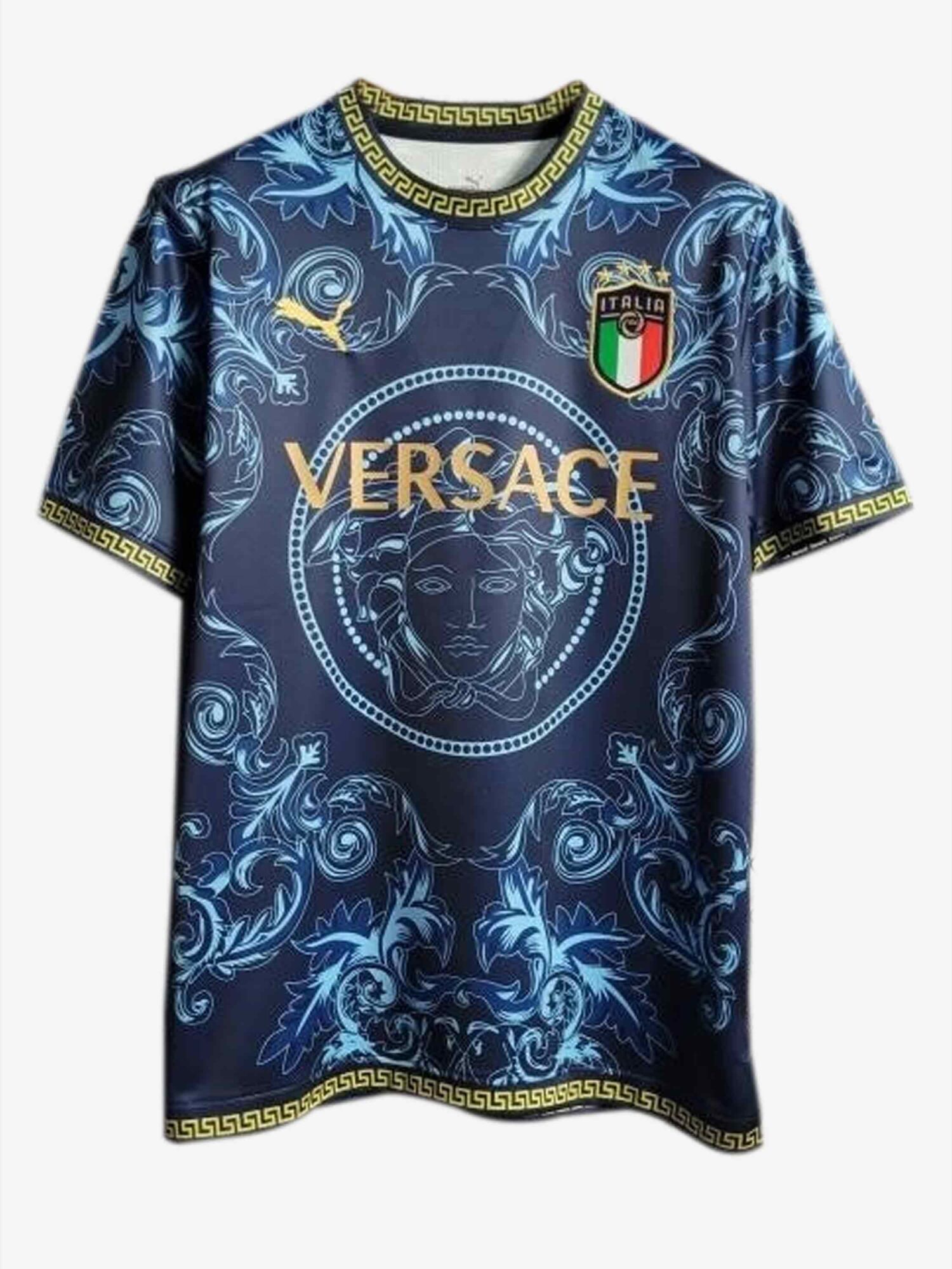 Italy Versace Jersey Navy Blue Edition Premium Online India.