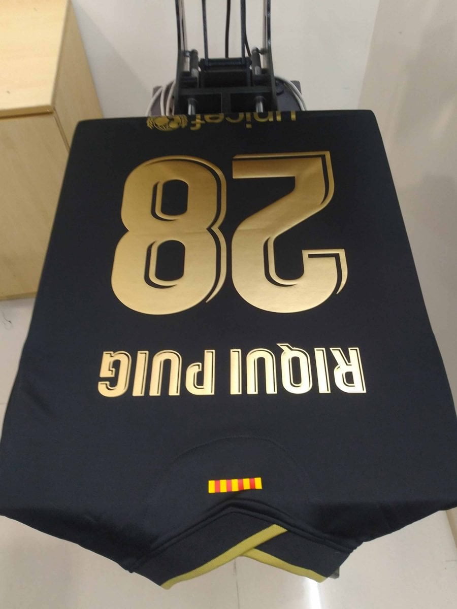 Barcelona Away Jersey 20 21 Season Riqui Puig