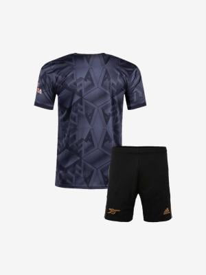 Kids-Arsenal-Away-Football-Jersey-And-Shorts-22-23-Season-Back