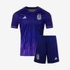 Kids-Argentina-Away-Football-Jersey-And-Shorts-22-23-Season