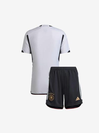 Kids-Germany-Home-Football-Jersey-And-Shorts-22-23-Season-Back