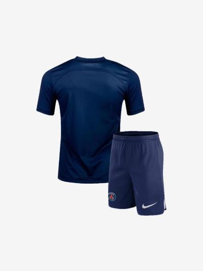 Kids-PSG-Home-Football-Jersey-And-Shorts-22-23-Season-back