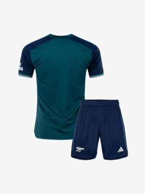 Kids-Arsenal-Third-Jersey-And-Shorts-23-24-Season-Premium-Back