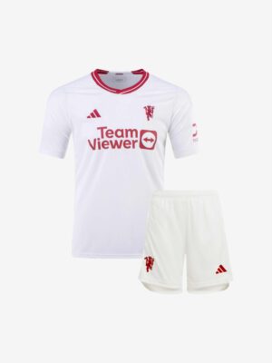 Kids-Manchester-United-Third-Jersey-And-Shorts-23-24-Season-Front