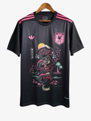 Japan-Black-Pink-Special-Edition-Animie-Jersey-23-24-Season