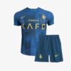 Kids-Al-Nassr-Away-Jersey-And-Shorts-23-24-Season-Front