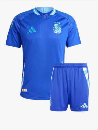 Argentina Away 2024 Copa America Jersey And Shorts