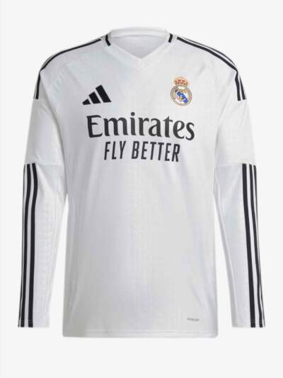 Real-Madrid-Home-Jersey-Lognsleeves-24-25-Season