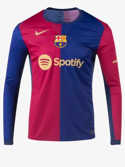 Barcelona-Home-Jersey-Long-Sleeves-24-25-Season