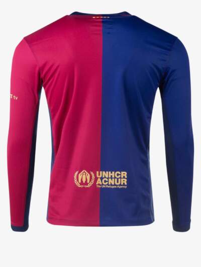 Barcelona-Home-Jersey-Long-Sleeves-24-25-Season-Back