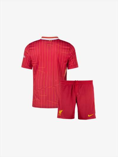 Kids-Liverpool-Home-Jersey-And-Shorts-24-25-Season-Back