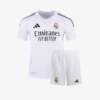 Kids-Real-Madrid-Home-Jersey-And-Shorts-24-25-Season