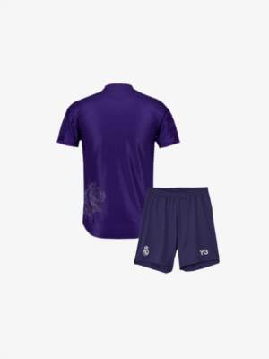 Kids-Real-Madrid-Y3-Jersey-And-Shorts-Special-Edition-23-24-Season-Back