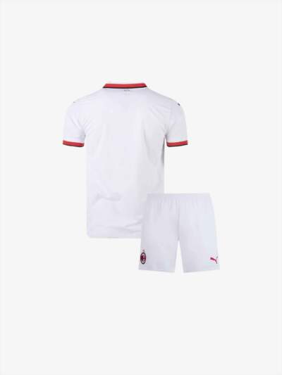 Kids-AC-Milan-Away-Jersey-And-Shorts-24-25-Season-Back