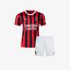 Kids-AC-Milan-Home-Jersey-And-Shorts-24-25-Season