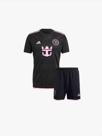 Kids-Inter-Miami-Away-Jersey-And-Shorts-24-25-Season