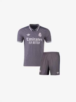 Kids-Real-Madrid-Third-Jersey-And-Shorts-24-25-Season