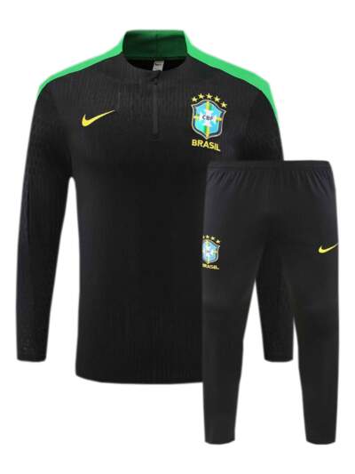 Brazil-Training-Suit-Black-Color-24-25-Season