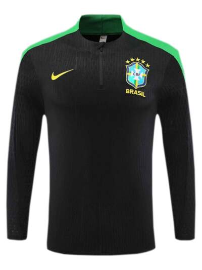 Brazil-Training-Suit-Jacket-Black-Color-24-25-Season