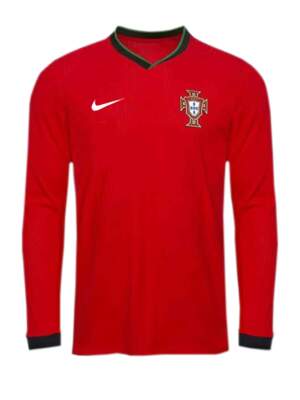 Portugal-Home-Long-sleeves-Jersey-Euro-24-Season