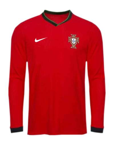 Portugal-Home-Long-sleeves-Jersey-Euro-24-Season