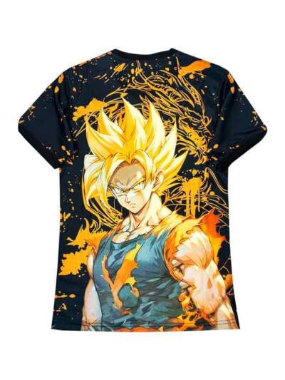 Japan-Dragon-Ball-Z-Goku-Super-Sayan-Jersey-24-25-Season-Back