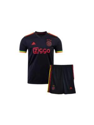 Kids-Ajax-Third-Football-Jersey-And-Shorts-21-22-Season