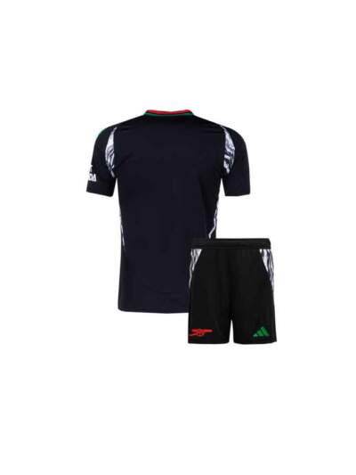 Kids-Arsenal-Away-Jersey-And-Shorts-24-25-Season-Back