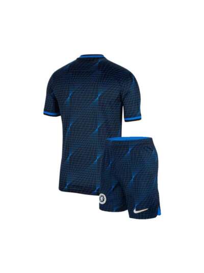 Kids-Chlesea-Third-Jersey-And-Shorts-23-24-Season-Premium-Back