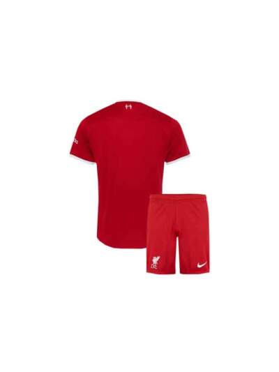 Kids-Liverpool-Home-Jersey-And-Shorts-23-24-Season-Premium-Back