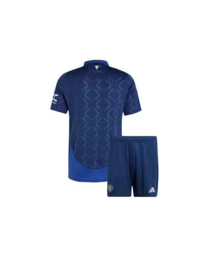 Kids-Manchester-United-Away-Jersey-And-Shorts-24-25-Season-Back