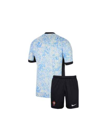 Kids-Portugal-Away-Jersey-And-Shorts-24-25-Season-Back