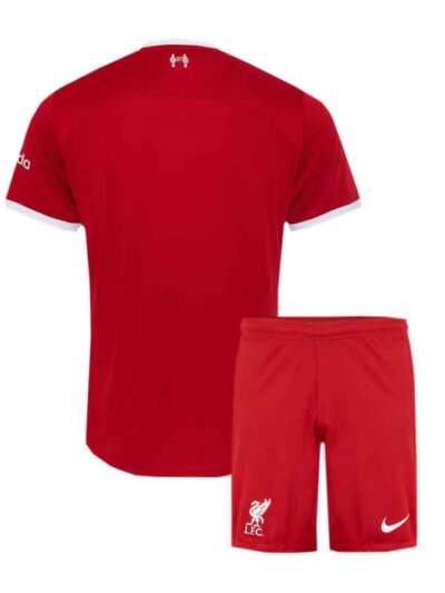 Liverpool-Home-Jersey-And-Shorts-23-24-Season-Premium-Back