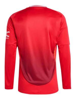 Manchester-United-Home-Jersey-Long-Sleeves-24-25-Season-Back