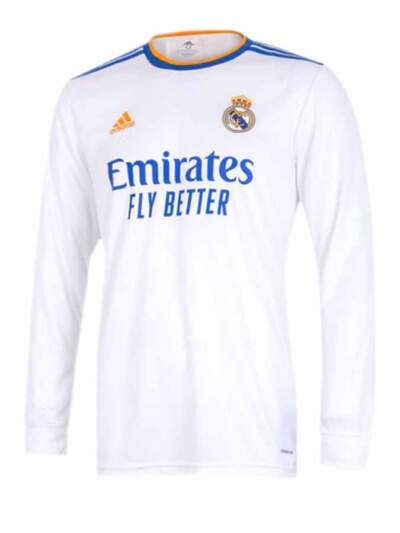 Real-Madrid-Home-Long-Sleeves-Retro-Jersey-2021-2022-Season