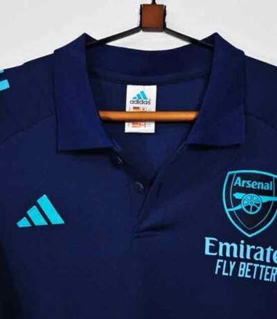 Arsenal-Blue-Polo-T-Shirt-Jersey-25-26-Season-4