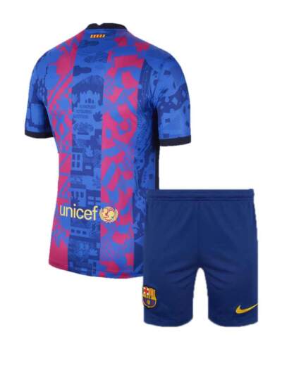 Barcelona-Third-Jersey-And-Shorts-21-22-Season-Back