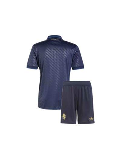 Kids-Juventus-Third-Jersey-And-Shorts-24-25-Season-Back
