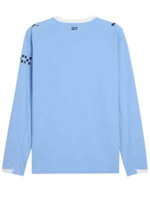 Manchester-City-Home-Jersey-25-26-Season-Long-Sleeves-Back