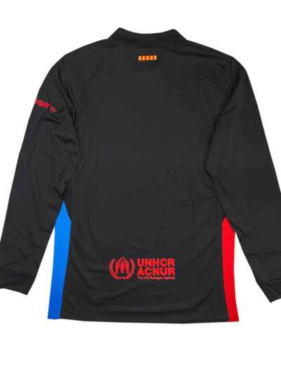 Barcelona-Away-Jersey-24-25-Season-Long-Sleeves-Back