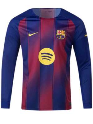 Barcelona-Home-Jersey-25-26-Season-Long-Sleeves