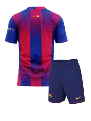 Barcelona-Home-Jersey-And-Shorts-25-26-Season-Back