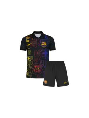 Kids-Barcelona-Mechanism-Special-Edition-Jersey-And-Shorts-25-26-Season