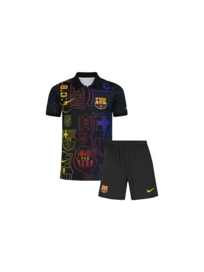 Kids-Barcelona-Mechanism-Special-Edition-Jersey-And-Shorts-25-26-Season