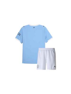 Kids-Manchester-City-Home-Jersey-And-Shorts-25-26-Season-Back