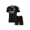 Kids-Real-Madrid-Goalkeeper-Black-Jersey-With-Shorts-25-26-Season