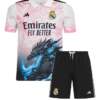 Real-Madrid-Blue-Fire-Pink-And-Black-Dragon-Jersey-And-Shorts-25-26-Season