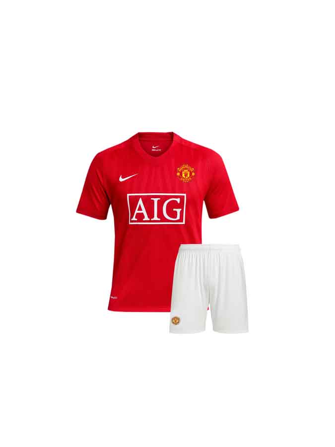 Kids-Manchester-United-Retro-Jersey-With-Shorts-2007-2008-Season Kids-Manchester-United-Retro-Jersey-With-Shorts-2007-2008-Season