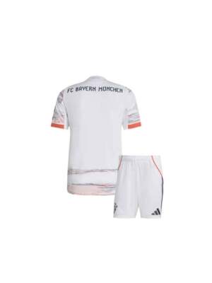 Kids-Bayern-Munich-Away-Jersey-And-Shorts-25-26-Season-Back