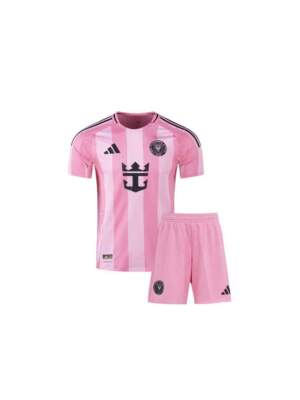 Kids-Inter-Miami-Home-Jersey-And-Shorts-25-26-Season
